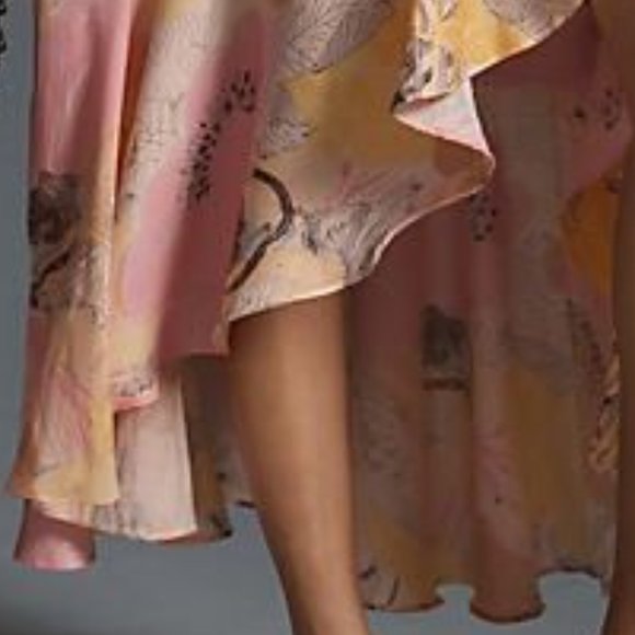 Brand New Maeve Ruffled Wrap Maxi Skirt - Picture 8 of 8